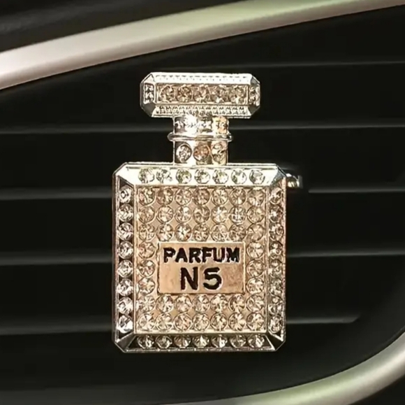 Fragrance Dazzeling Rhinestone Bling Vent Clip w Fragrance Insert NWT - Choose 1 - Picture 2 of 9